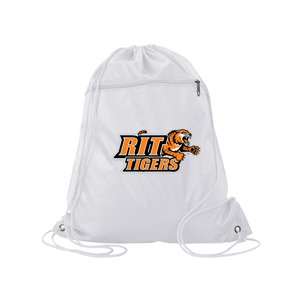 RIT Tigers Logo Q-Tees - Polyester Cinchpack