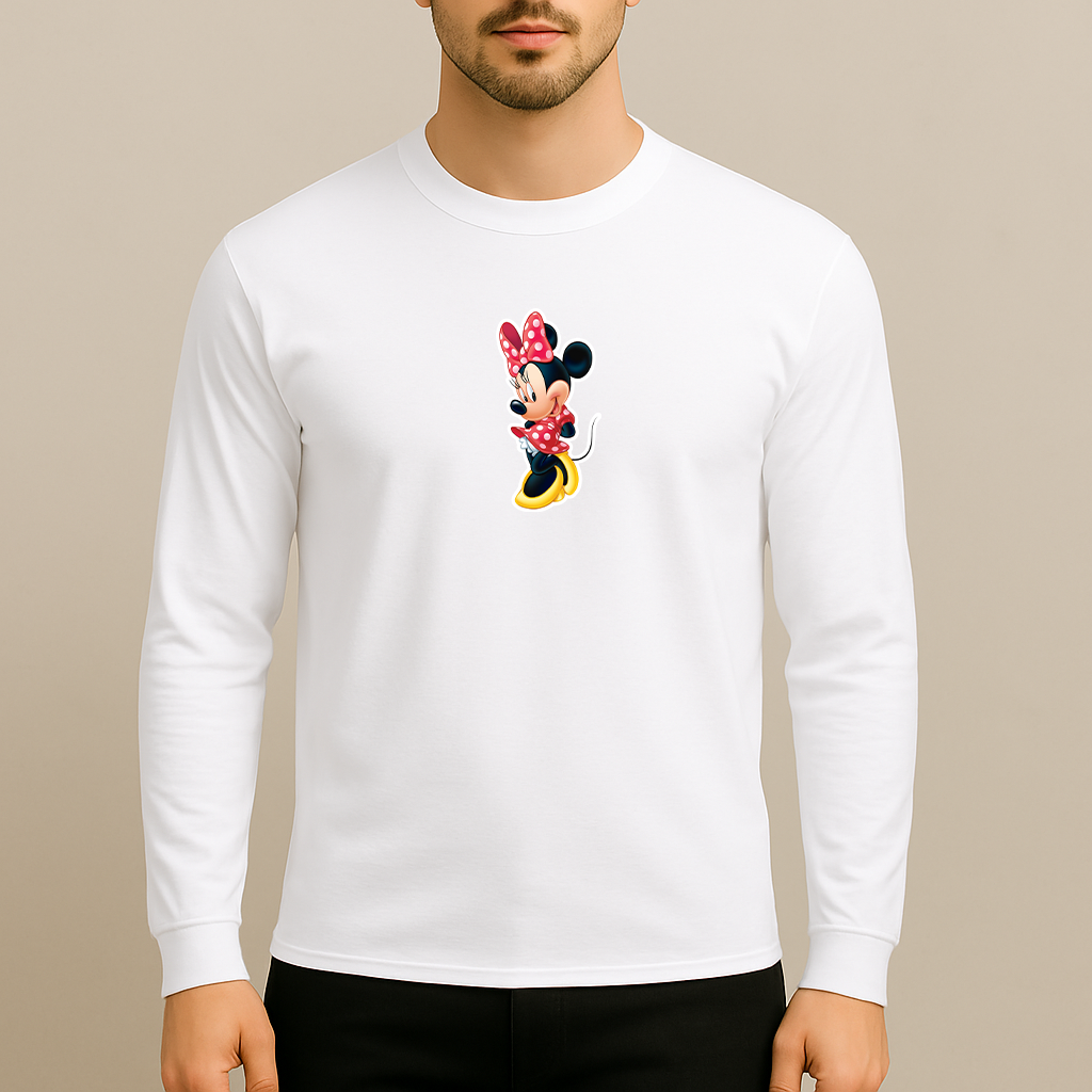 Minnie Mouse Cartoon Long Sleeve T-Shirt