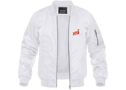 Men's NRJ 12 Logo Lightweight Bomber Jacket Windbreaker Softshell Varsity Jacket Coat