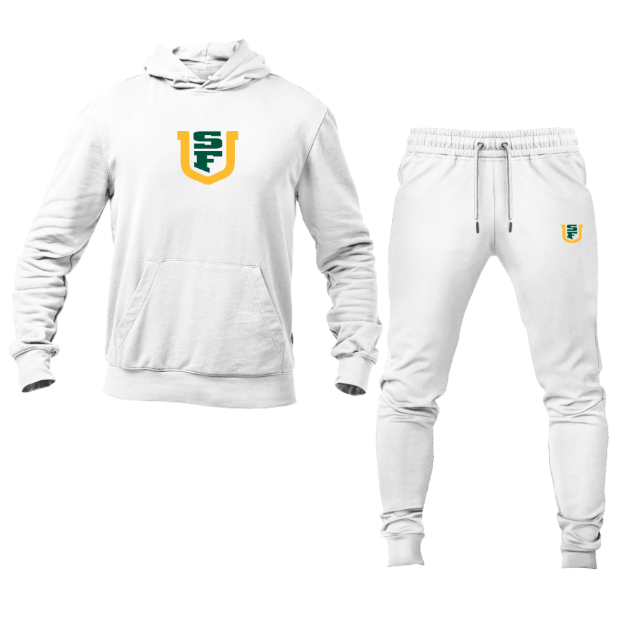 Men's San Francisco Dons Logo Hoodie Joggers Set