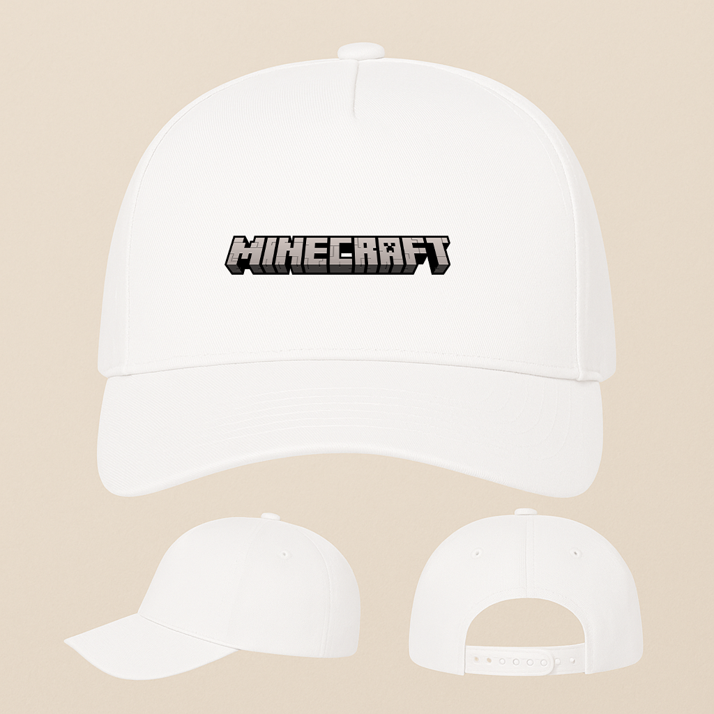 Minecraft Game Five Panel Twill Snapback Cap
