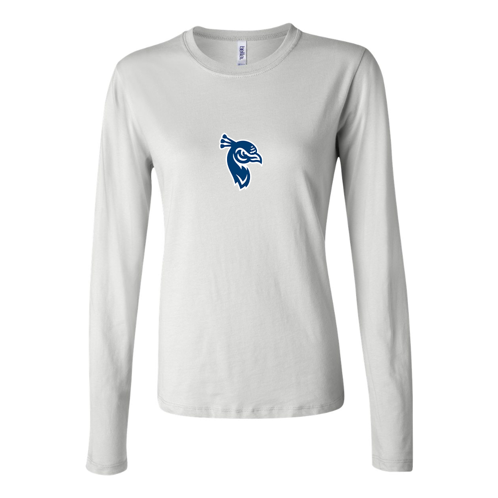 BELLA CANVAS Women’s Saint Peters Peacocks Logo Jersey Long Sleeve Tee