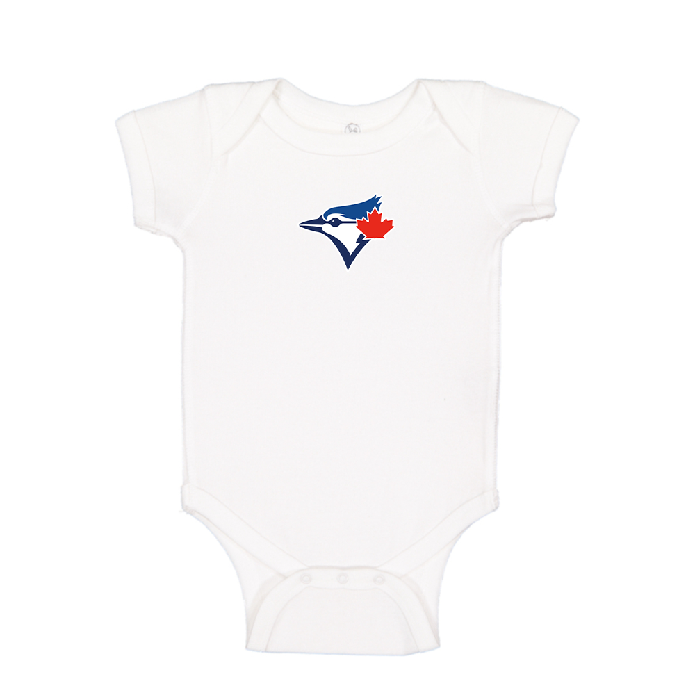 Bluefield Blue Jays Logo Baby Romper Onesie