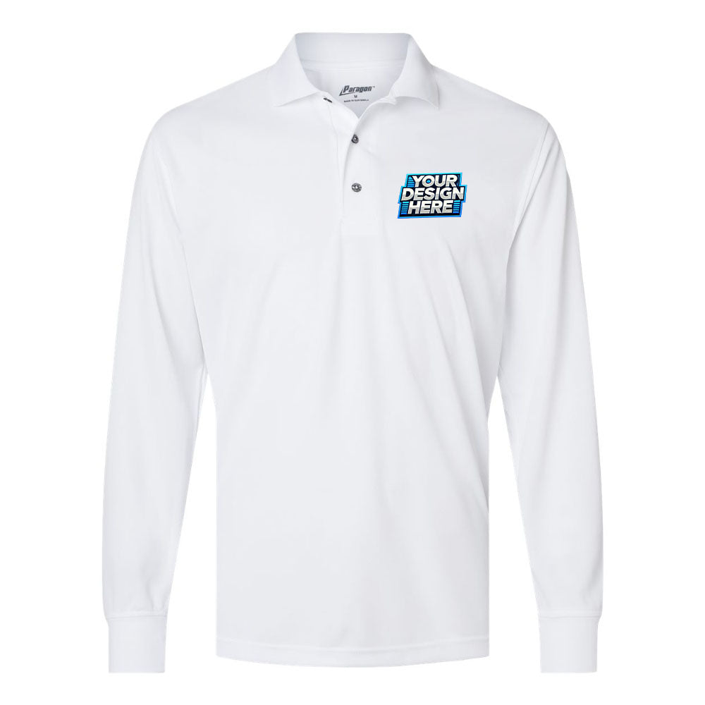 Customize - Paragon - Prescott Long Sleeve Polo - 110