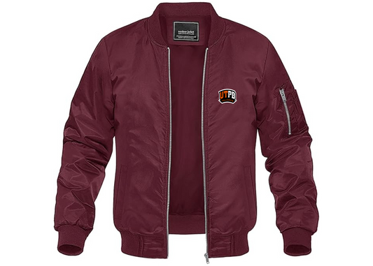 Men's UTPB Falcons Lightweight Bomber Jacket Windbreaker Softshell Varsity Jacket Coat