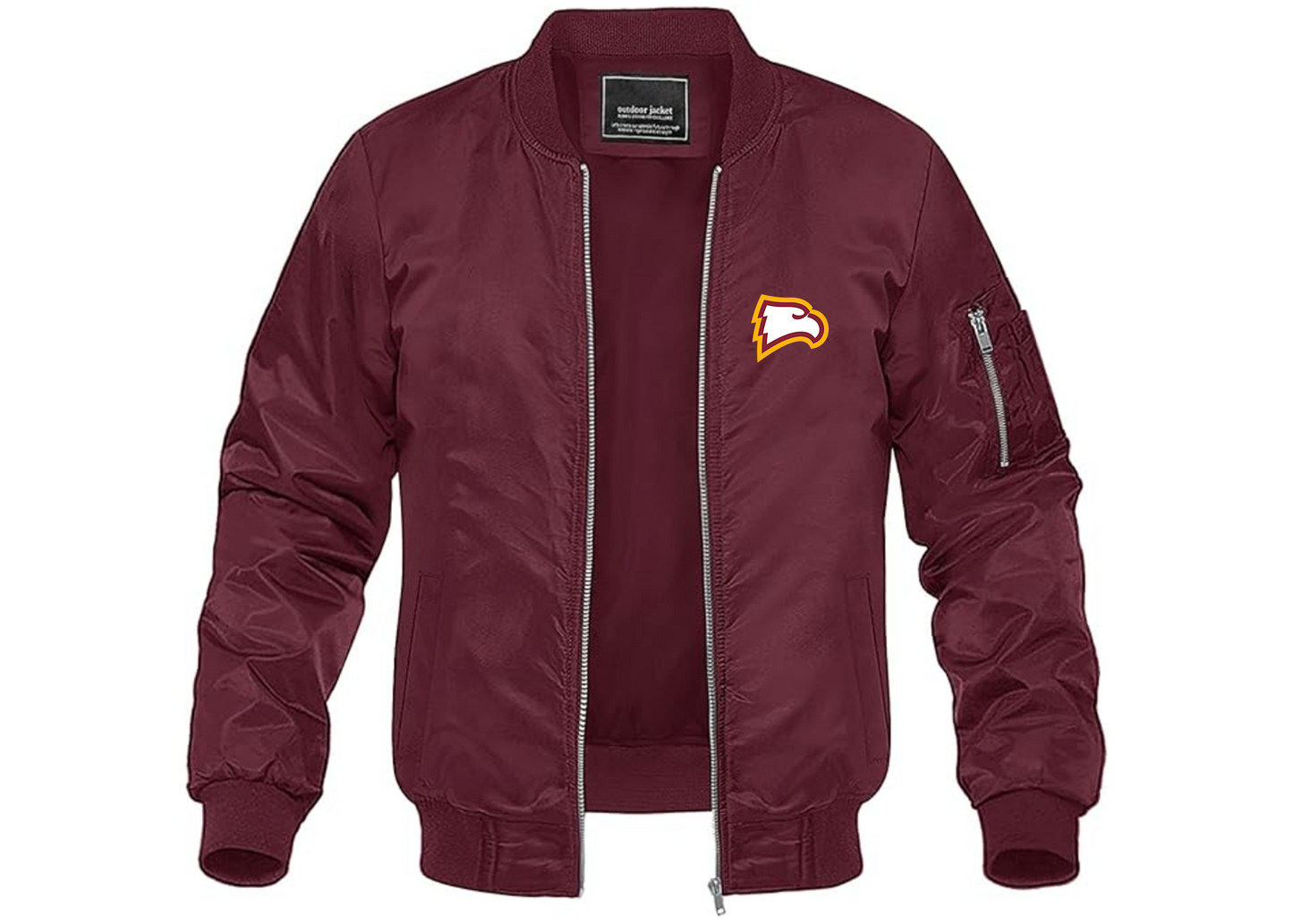 Men's Winthrop Eagles Lightweight Bomber Jacket Windbreaker Softshell Varsity Jacket Coat