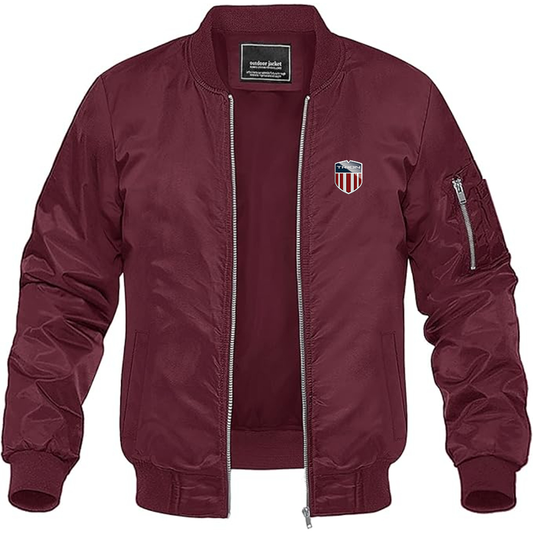 Men's Trion SuperCars Logo Lightweight Bomber Jacket Windbreaker Softshell Varsity Jacket Coat