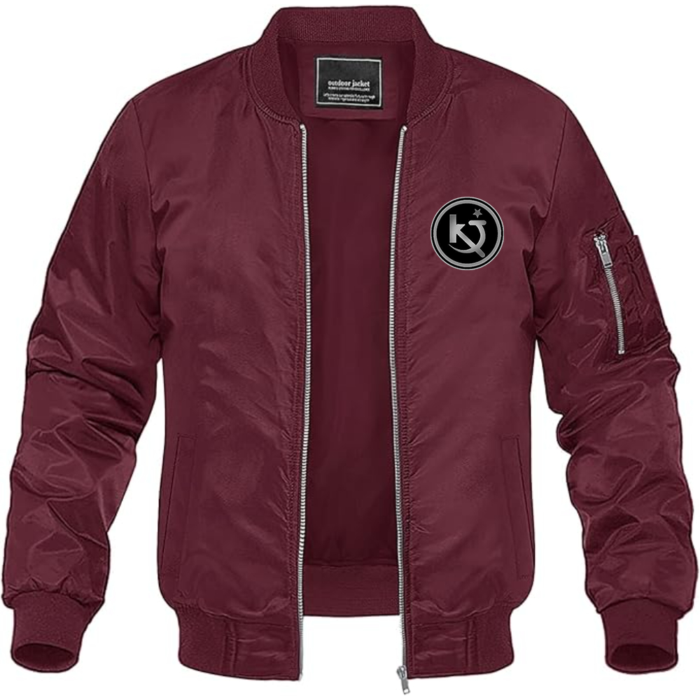 Men's Killing Joke Logo Lightweight Bomber Jacket Windbreaker Softshell Varsity Jacket Coat