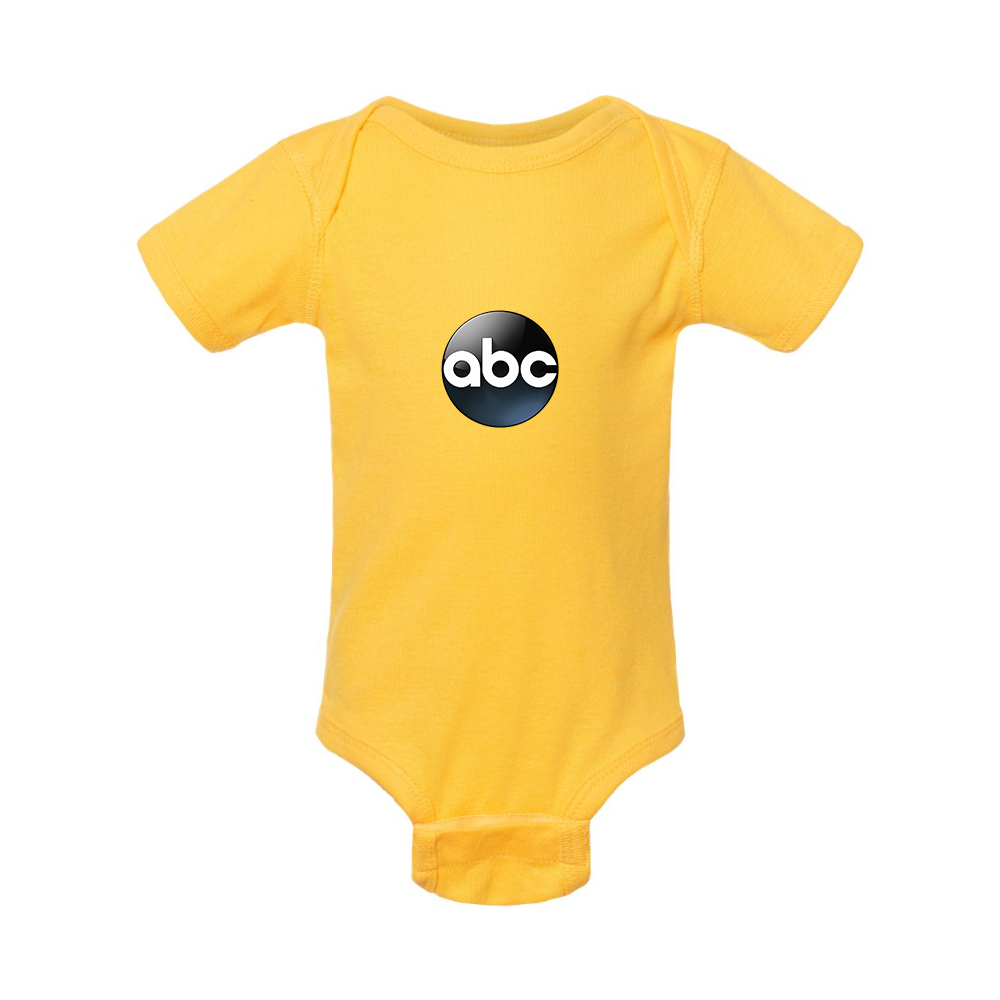 Abc Logo  Rabbit Skins Infant Baby Rib Bodysuit