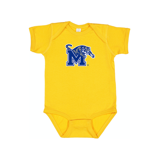Memphis Tigers Logo Baby Romper Onesie