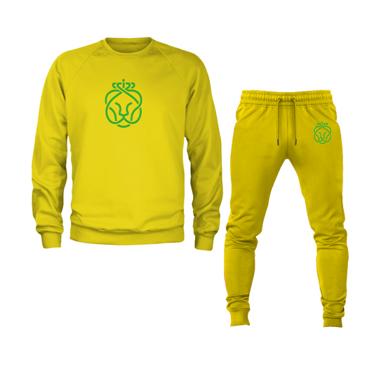 Men's Ahold Delhaize Symbol Crewneck Sweatshirt Joggers Suit