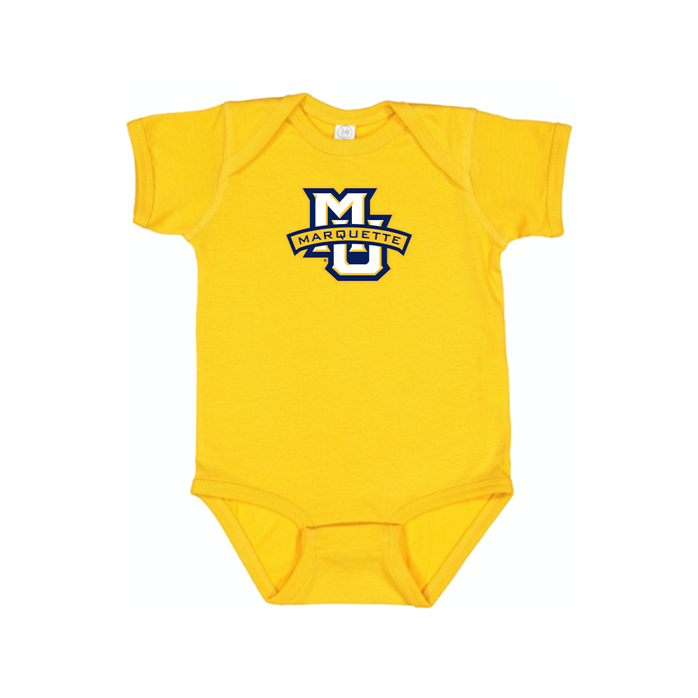 Marquette Golden Eagles Logo Baby Romper Onesie