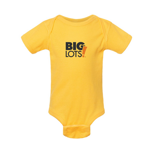 Big Lots Logo Rabbit Skins Infant Baby Rib Bodysuit