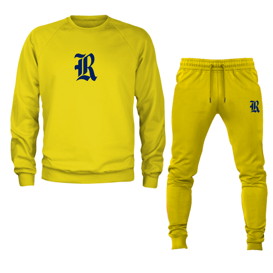 Men's Rice Owls Logo Crewneck Sweatshirt Joggers Suit