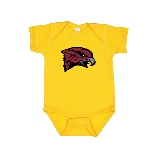 Maryland Eastern Shore Hawks Logo Baby Romper Onesie