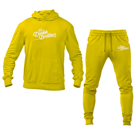 Men's The Doobie Brothers Logo Hoodie Joggers Set