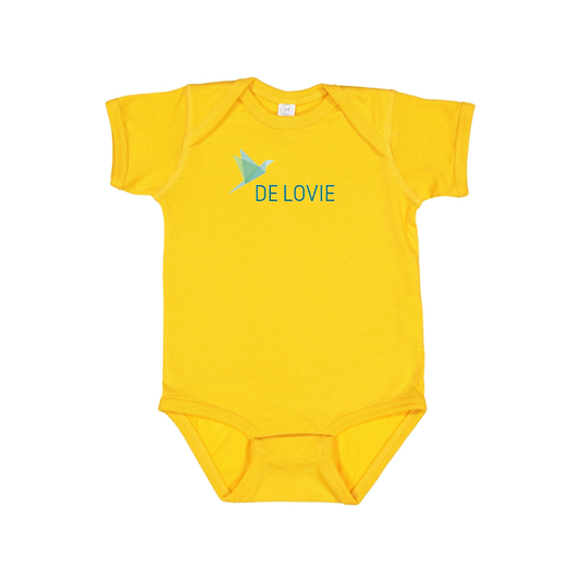 De Lovie Logo Baby Romper Onesie