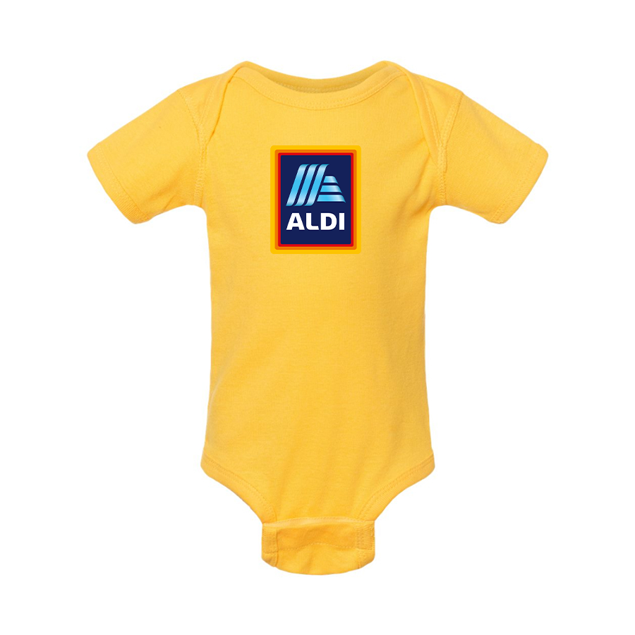 Aldi Logo Rabbit Skins Infant Baby Rib Bodysuit