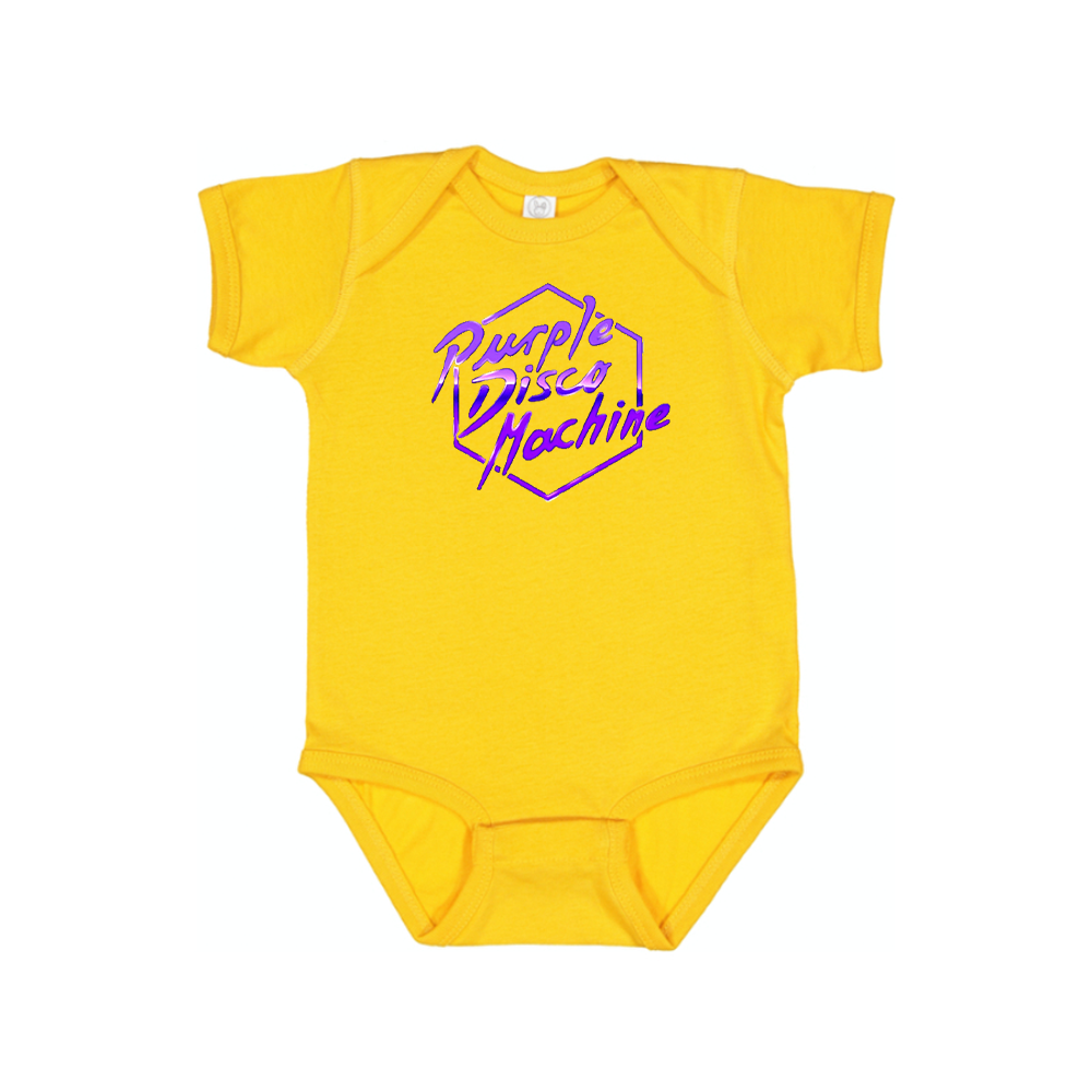 Purple Disco Machine Baby Romper Onesie