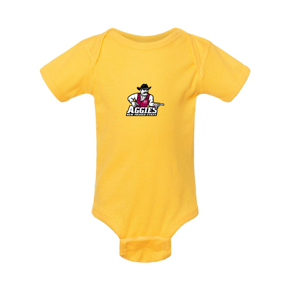 Aggies New Mexico State Logo  Rabbit Skins Infant Baby Rib Bodysuit