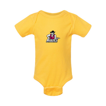 Aggies New Mexico State Logo  Rabbit Skins Infant Baby Rib Bodysuit