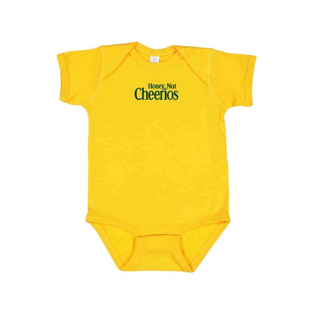 Honey Nut Cheerios Logo Baby Romper Onesie