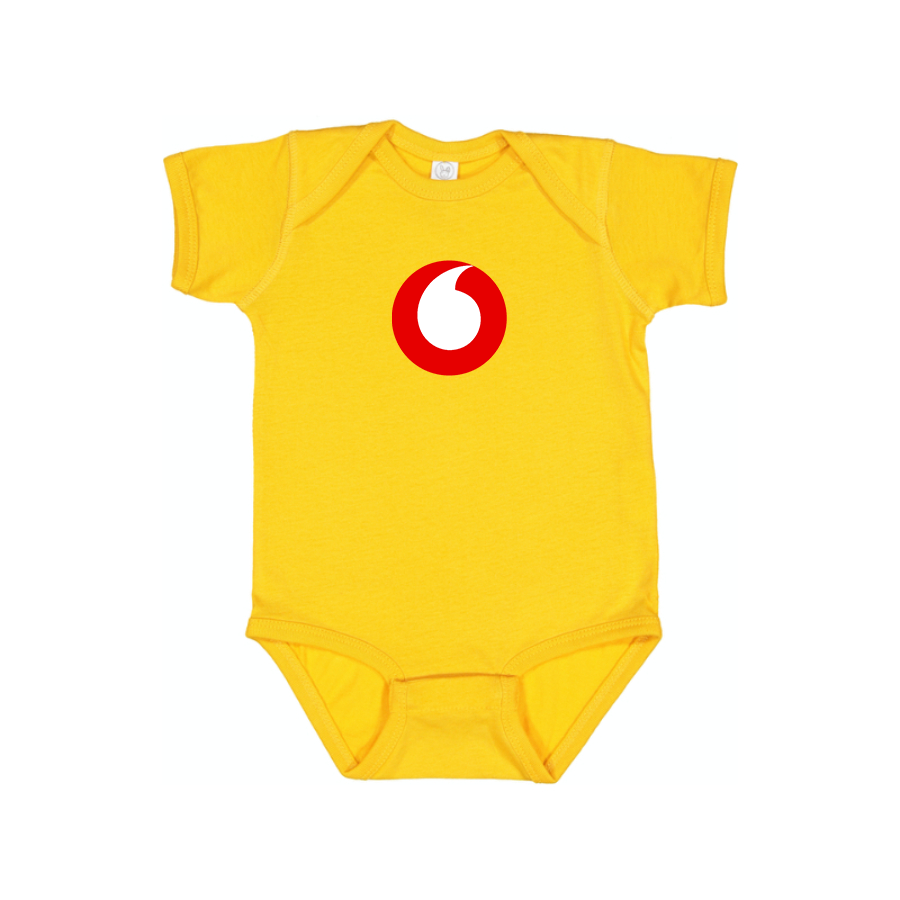 Vodafone Logo Baby Romper Onesie