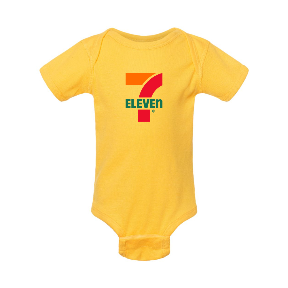 7 Eleven Logo  Rabbit Skins Infant Baby Rib Bodysuit