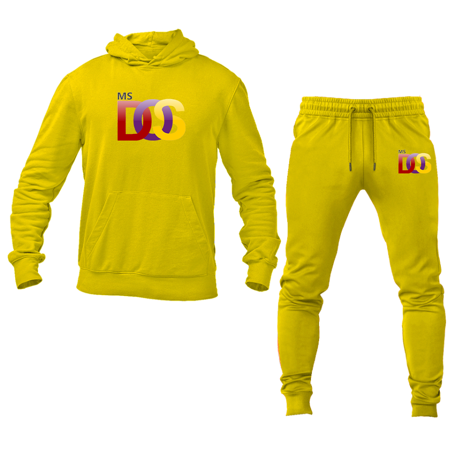 Men's MS DOS Logo Hoodie Joggers Set