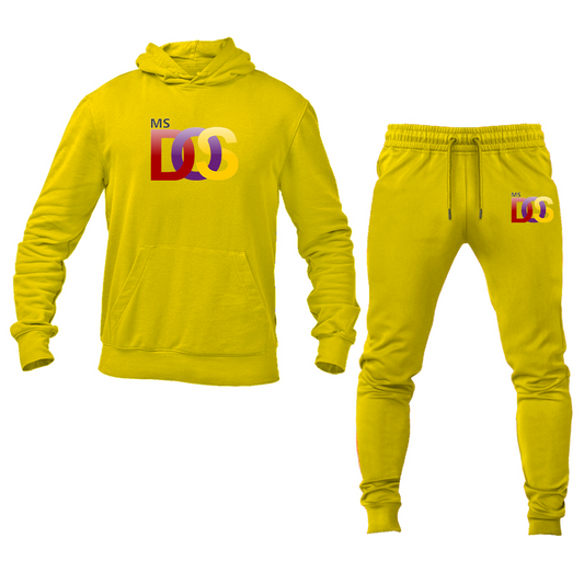 Men's MS DOS Logo Hoodie Joggers Set