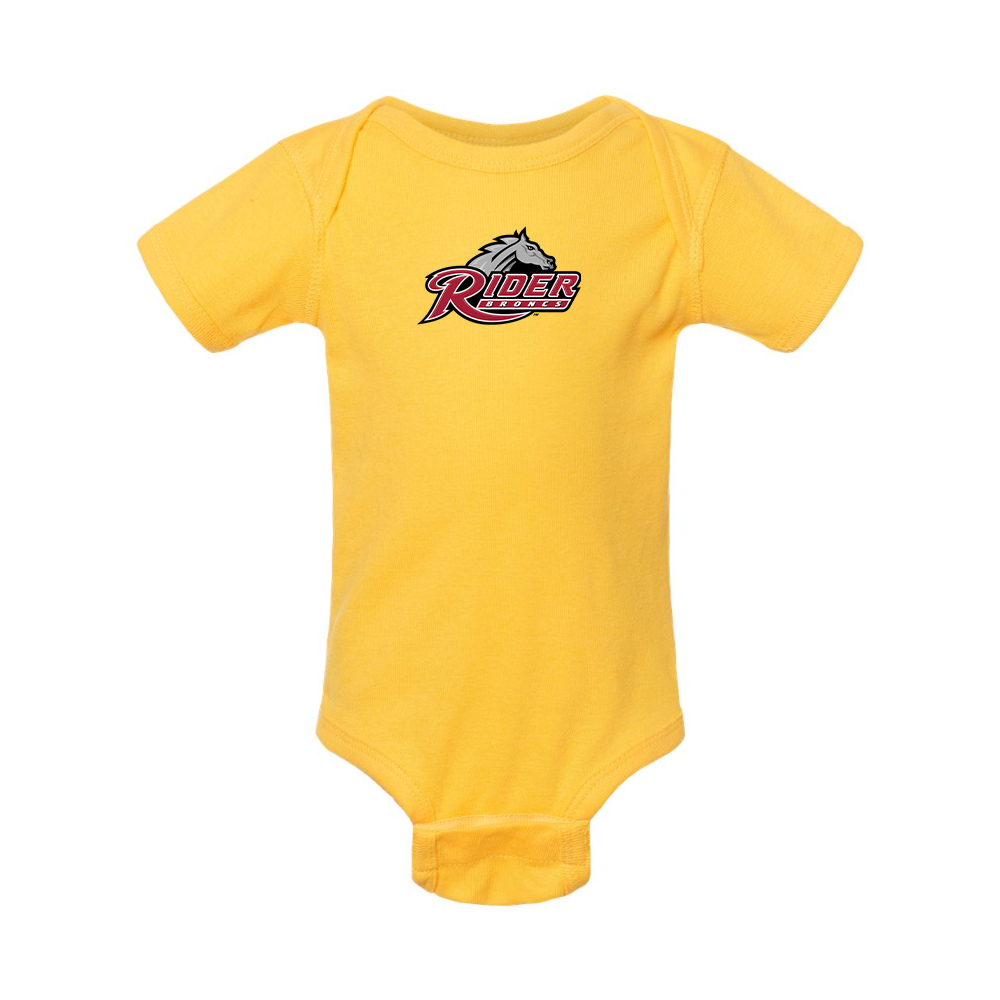 Rider Broncs Logo Rabbit Skins Infant Baby Rib Bodysuit