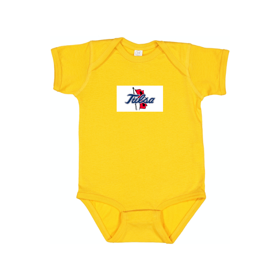Tulsa Golden Hurricane Logo Baby Romper Onesie