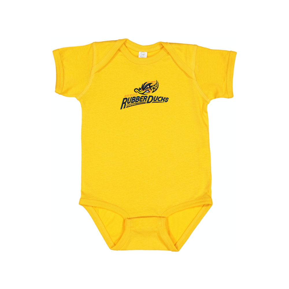 Akron RubberDucks Logo Baby Romper Onesie