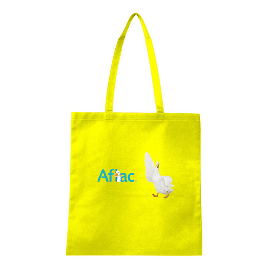 Aflac Logo and Duck Q-Tees Non-Woven  Tote