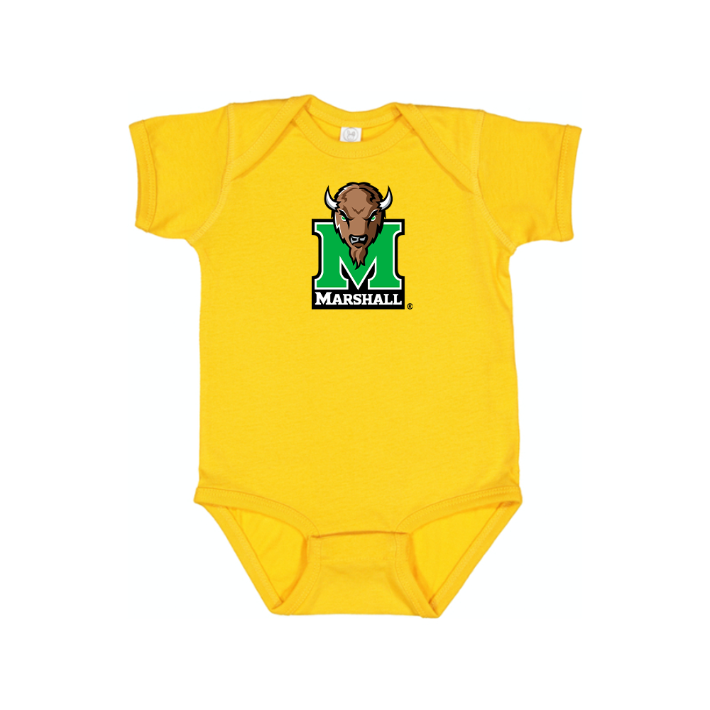 Marshall Thundering Herd Logo Baby Romper Onesie