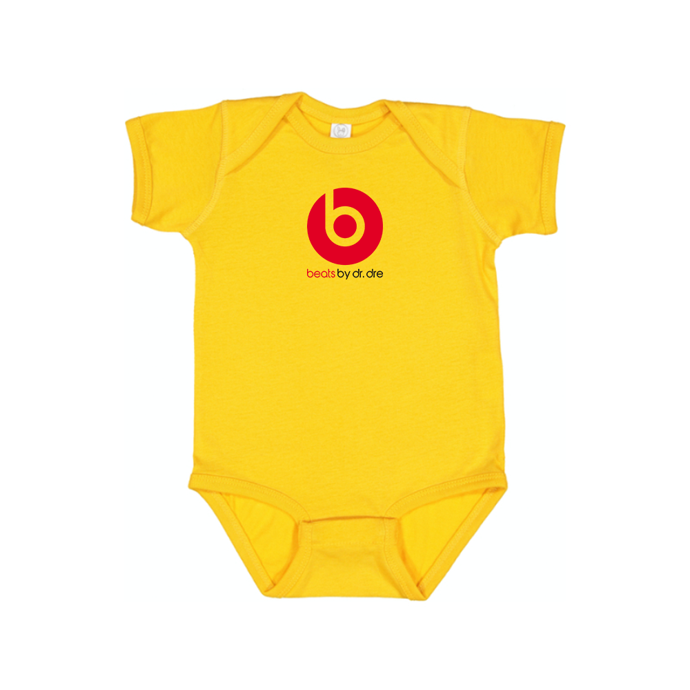 Beats-by Dre Logo Baby Romper Onesie
