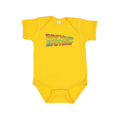 Back To The Future Movie Baby Romper Onesie