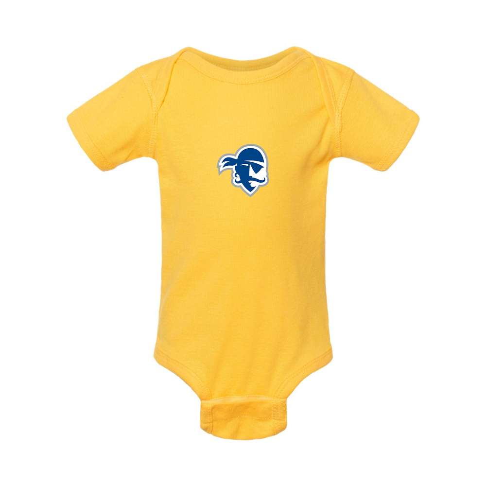 Seton Hall Pirates Logo  Rabbit Skins Infant Baby Rib Bodysuit