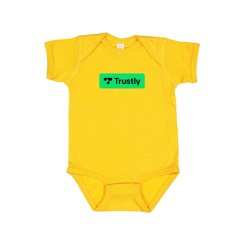 Trustly Horizontal Logo Baby Romper Onesie