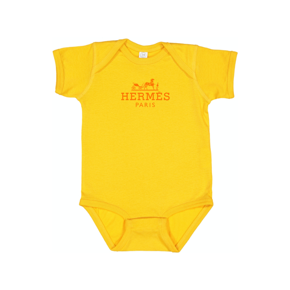 Hermès Logo Baby Romper Onesie