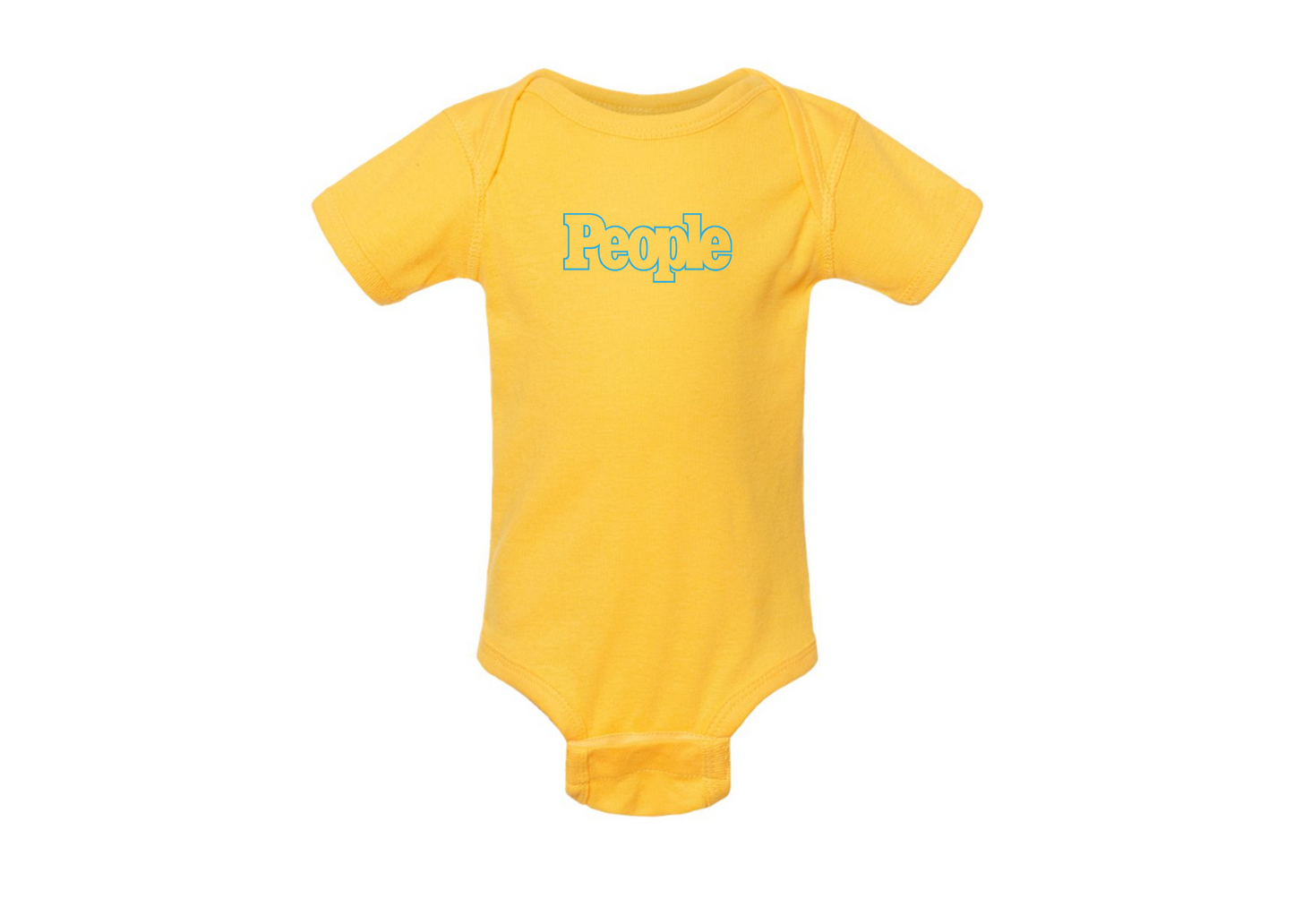 People Magazine Logo Rabbit Skins Infant Baby Rib Bodysuit