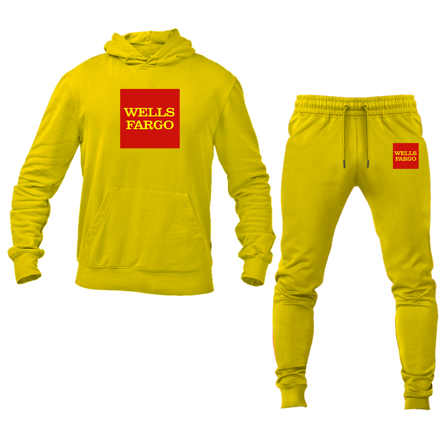 Men's Wells Fargo Logo Hoodie Joggers Set