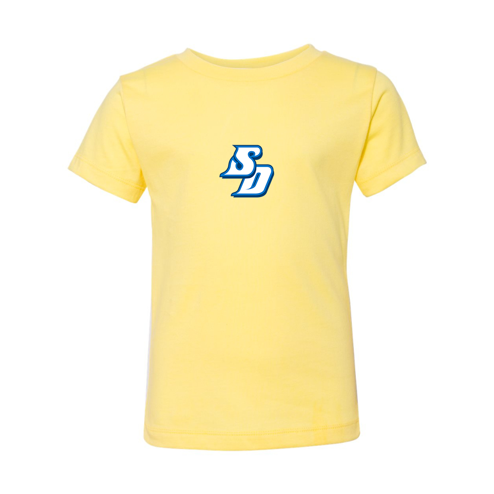 San Diego Toreros Logo BELLA  CANVAS Toddler Jersey Tee