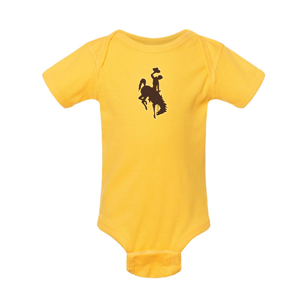 Wyoming Cowboys Rabbit Skins Infant Baby Rib Bodysuit