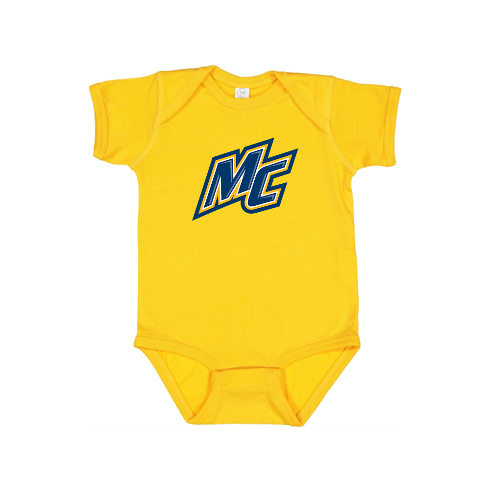 Merrimack Warriors Logo Baby Romper Onesie