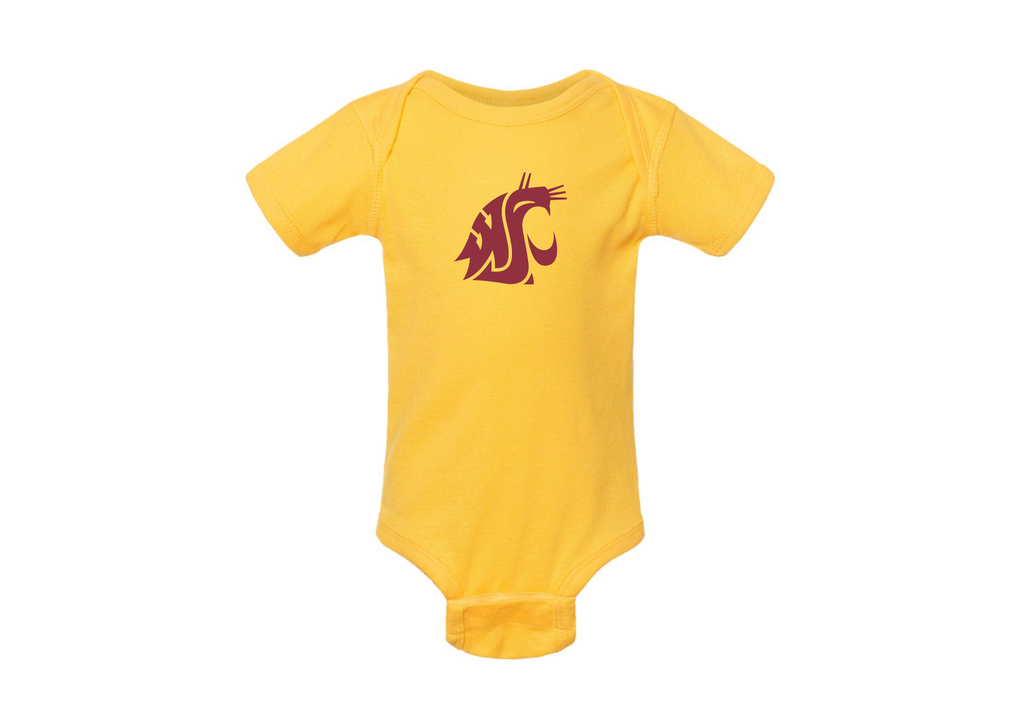 Washington State Cougars Rabbit Skins Infant Baby Rib Bodysuit
