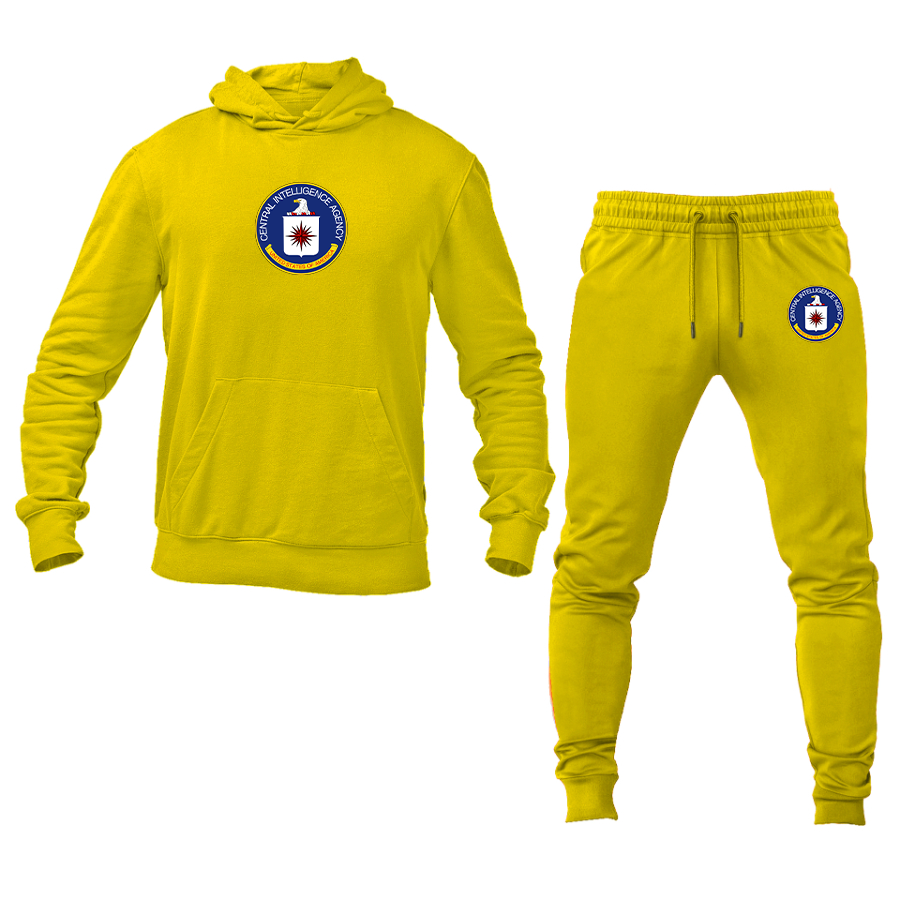 Men's CIA Logo Hoodie Joggers Set