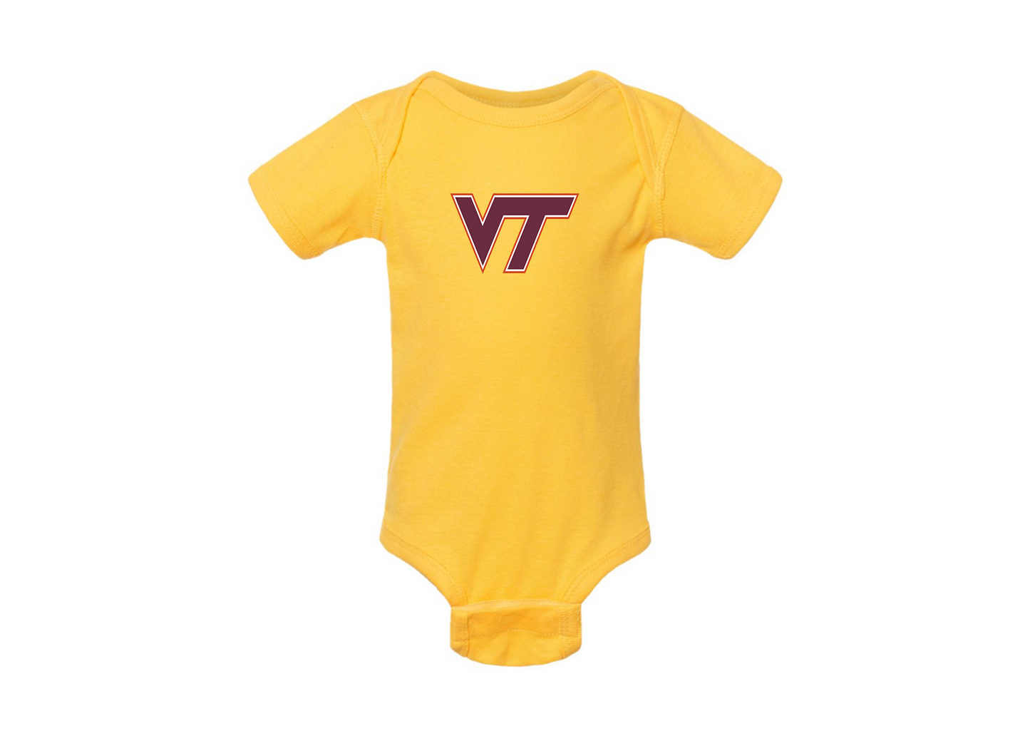 Virginia Tech Hokies Rabbit Skins Infant Baby Rib Bodysuit