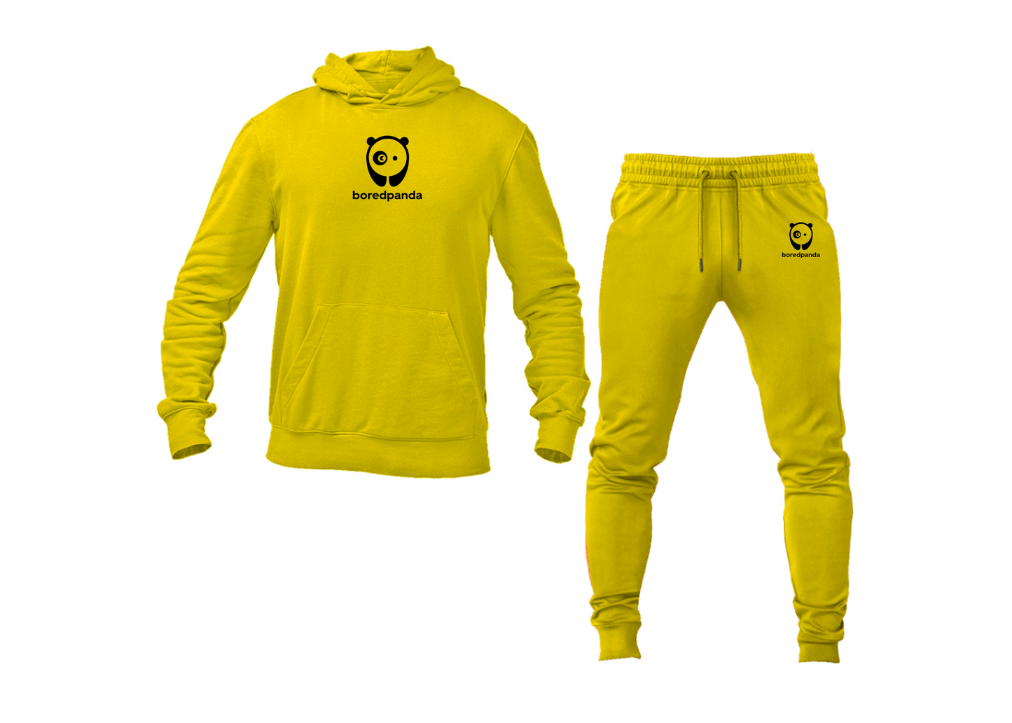 Men's Bored Panda Logo Hoodie Joggers Set