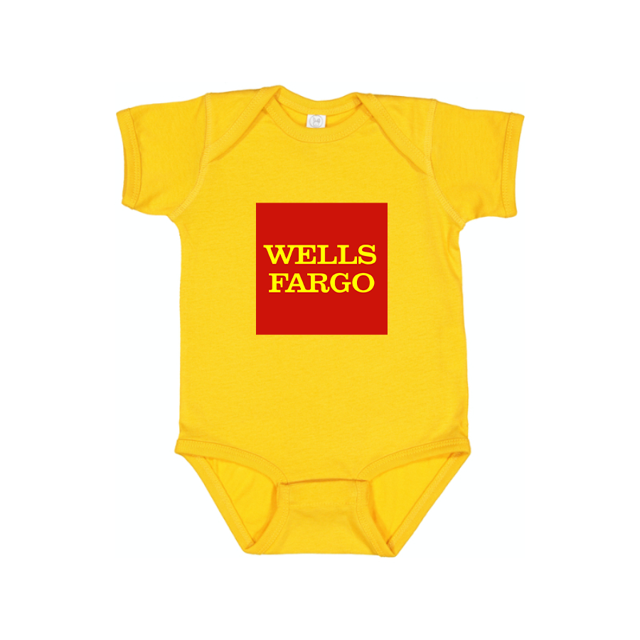Wells Fargo Logo Baby Romper Onesie